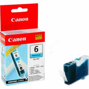 Original Canon 4709A002 / BCI6PC Tintenpatrone cyan hell