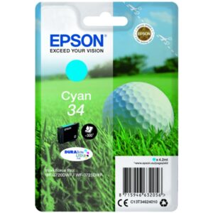 Original Epson C13T34624010 / 34 Tintenpatrone cyan