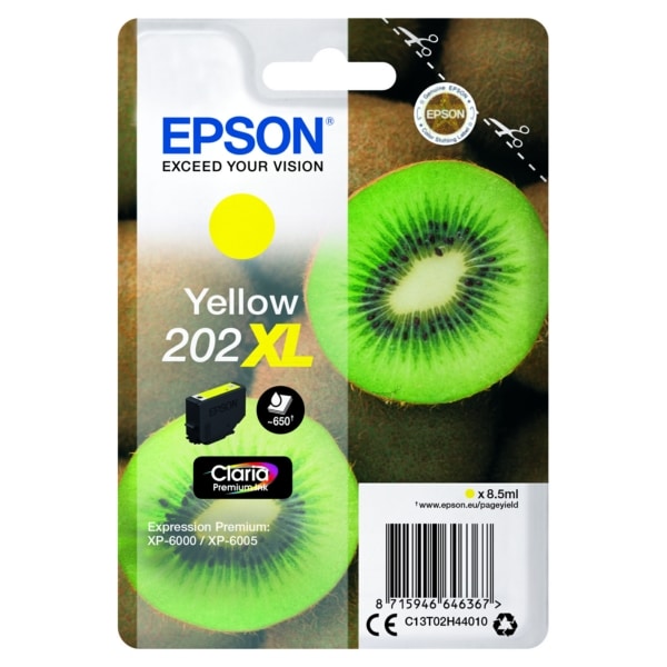 Original Epson C13T02H44010 / 202XL Tintenpatrone gelb