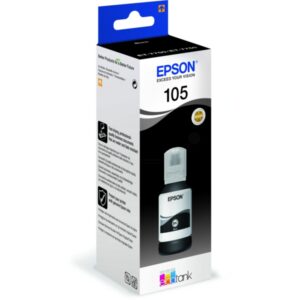 Original Epson C13T00Q140 / 105 Tintenflasche schwarz