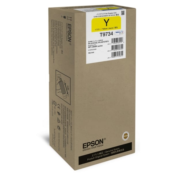 Original Epson C13T973400 / T9734 Tintenpatrone gelb