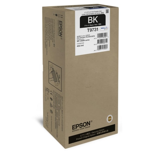 Original Epson C13T973100 / T9731 Tintenpatrone schwarz