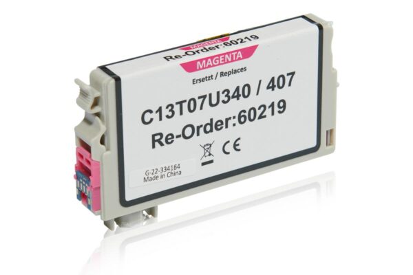Kompatibel zu Epson C13T07U340 / 407 Tintenpatrone