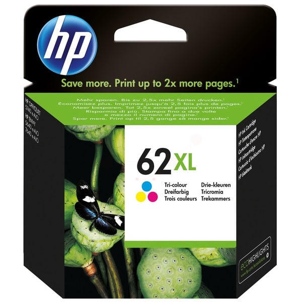 Original HP C2P07AE / 62XL Druckkopfpatrone color