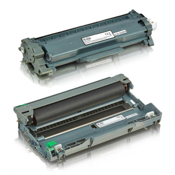 Sparset kompatibel zu Brother TN-2420 / DR-2400 enthält 1xBK