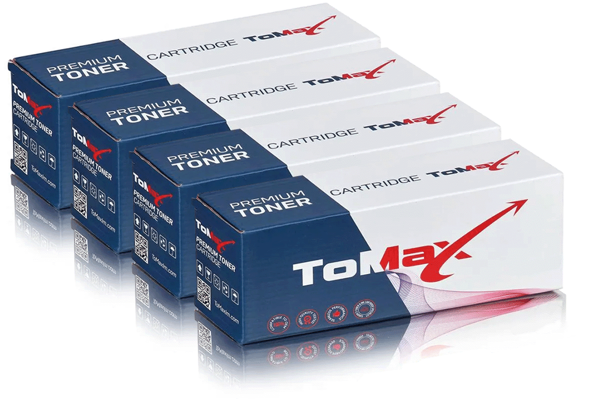 ToMax Multipack kompatibel zu  HP CF540X / 203X enthält 4x Tonerkartusche