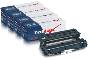 ToMax Sparset kompatibel zu  Brother TN-241BK enthält 1x Bildtrommel / 4x Tonerkartusche