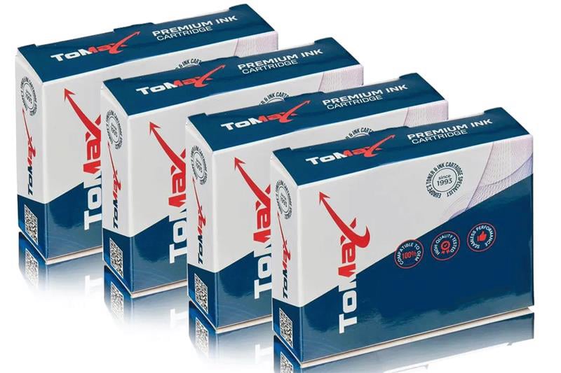 ToMax Multipack kompatibel zu  HP CN053AE / 932XL enthält 4x Tintenpatrone